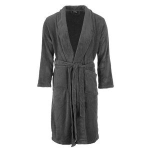 BRAND NEW Eddie Bauer Mens Lounge Robe CHARCOAL Size L/XL NWT